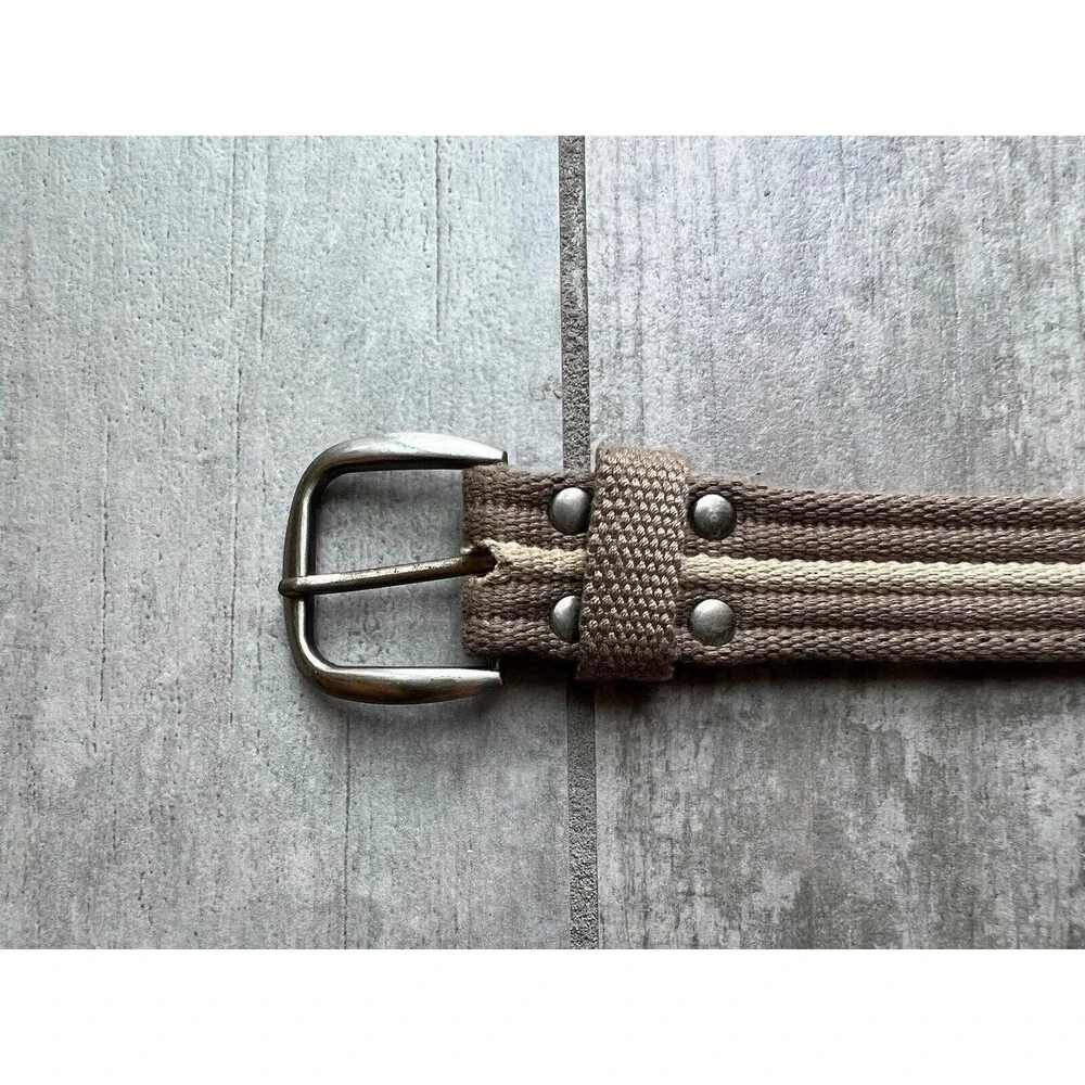 The Children's Place Tan Khaki Adjustable Belt Boys Cotton Size 4-7 Years Casual